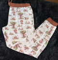 Adult Bamboo Joggers Enchanted Forest Friends
