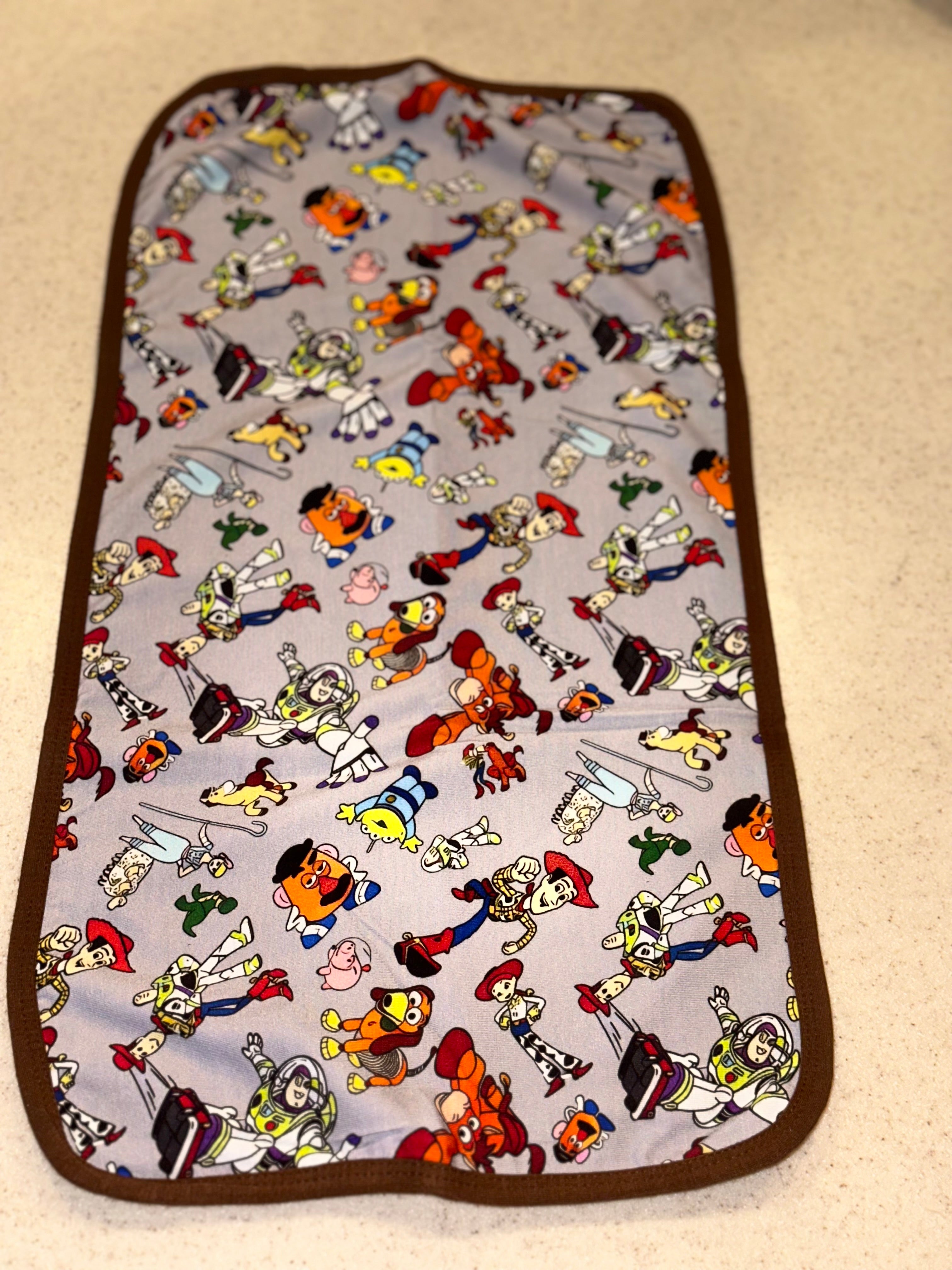 Toy Box Crew Burp Cloth