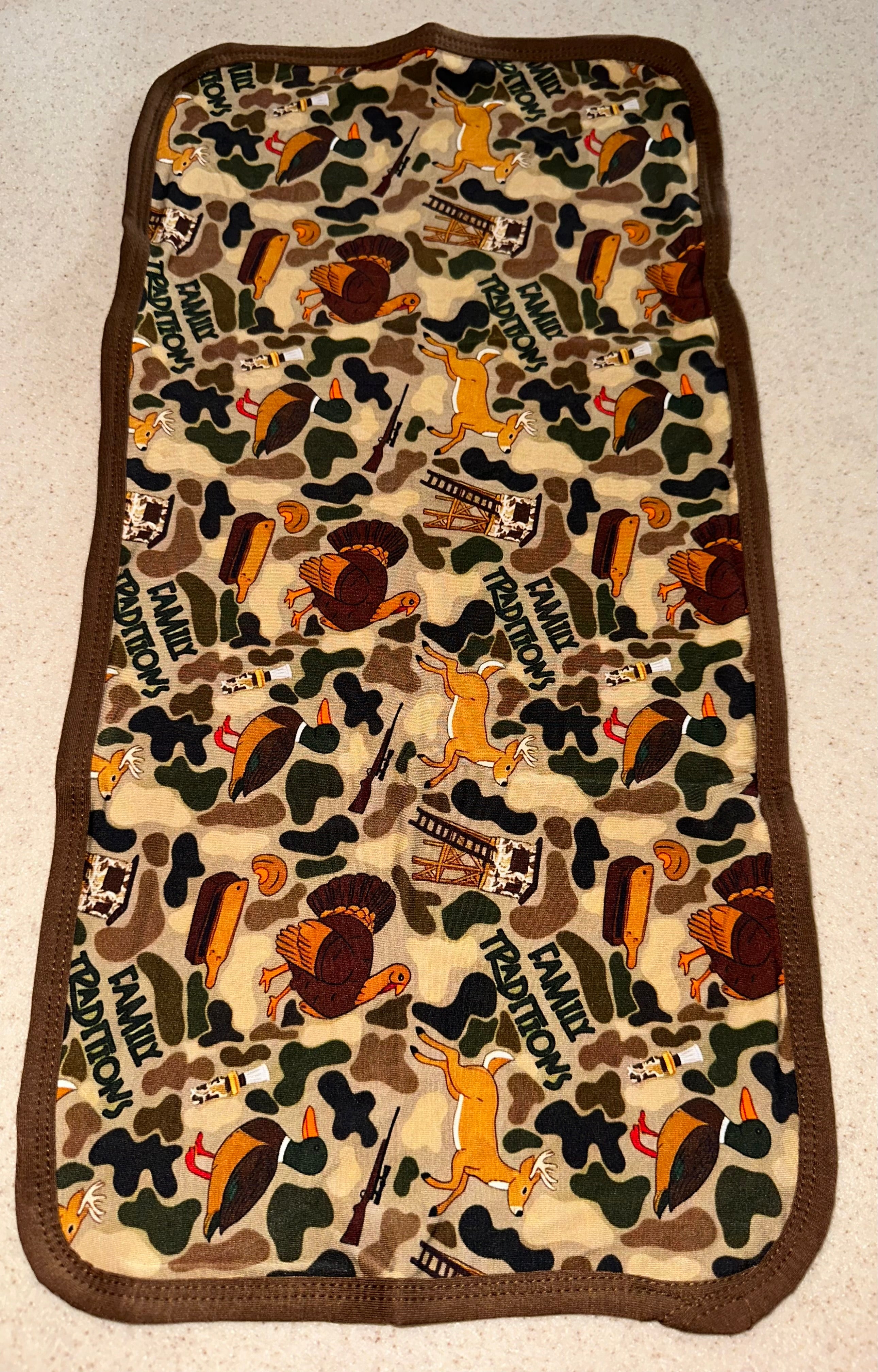 Family Traditions Burp Cloth