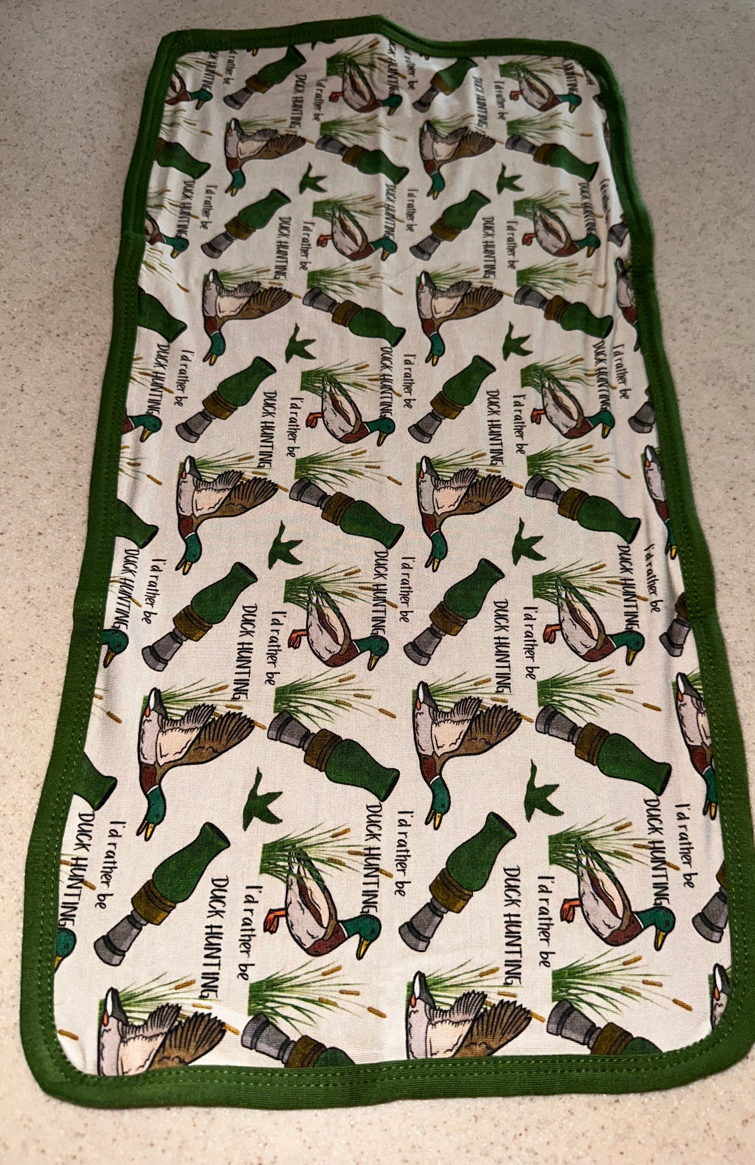 Duck Hunter Burp Cloth
