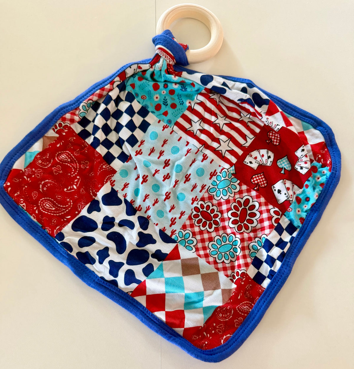 ❤️ All-American Patchwork Bamboo Lovey
