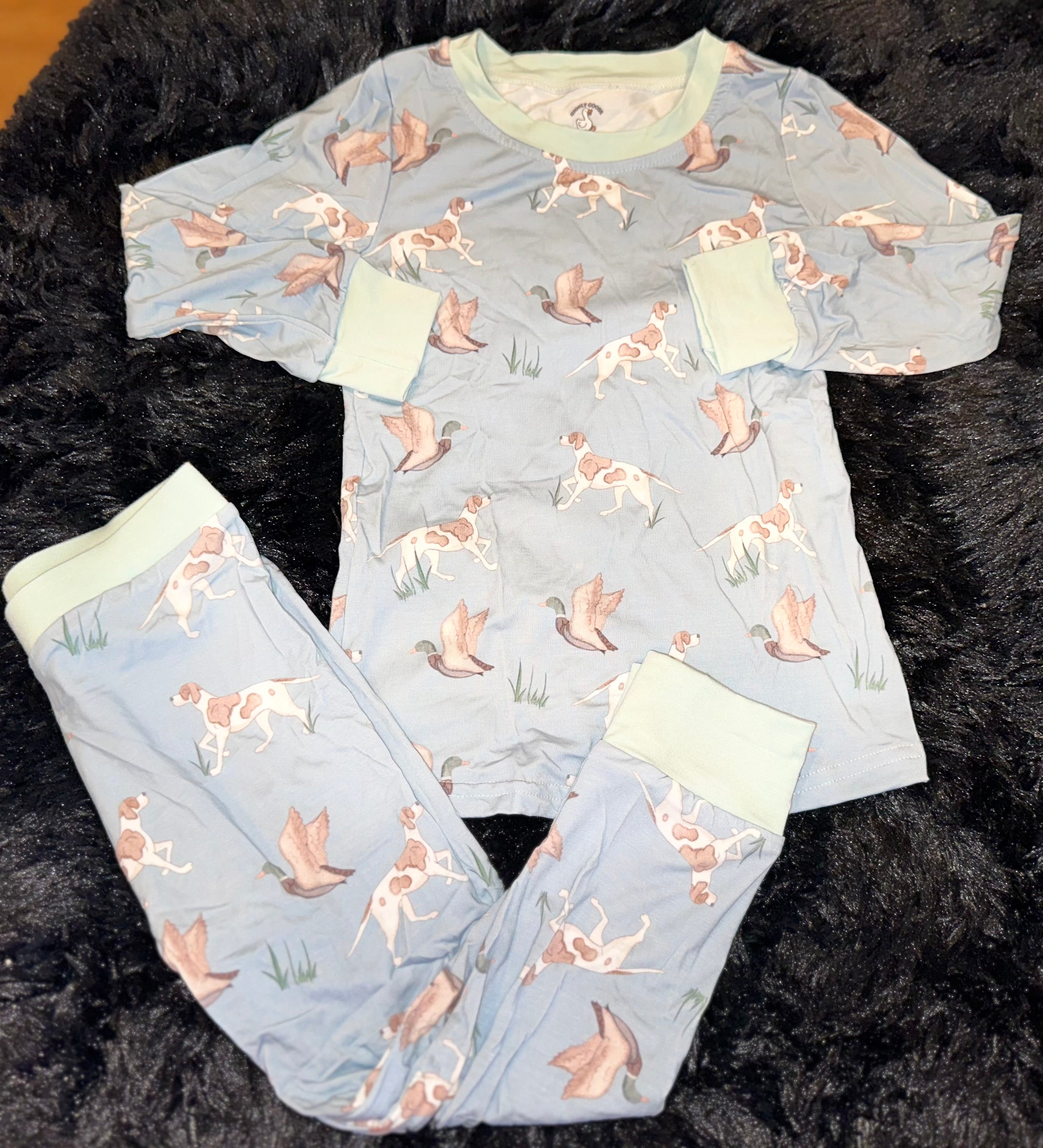 2Pc Mallard Duck Bamboo Set