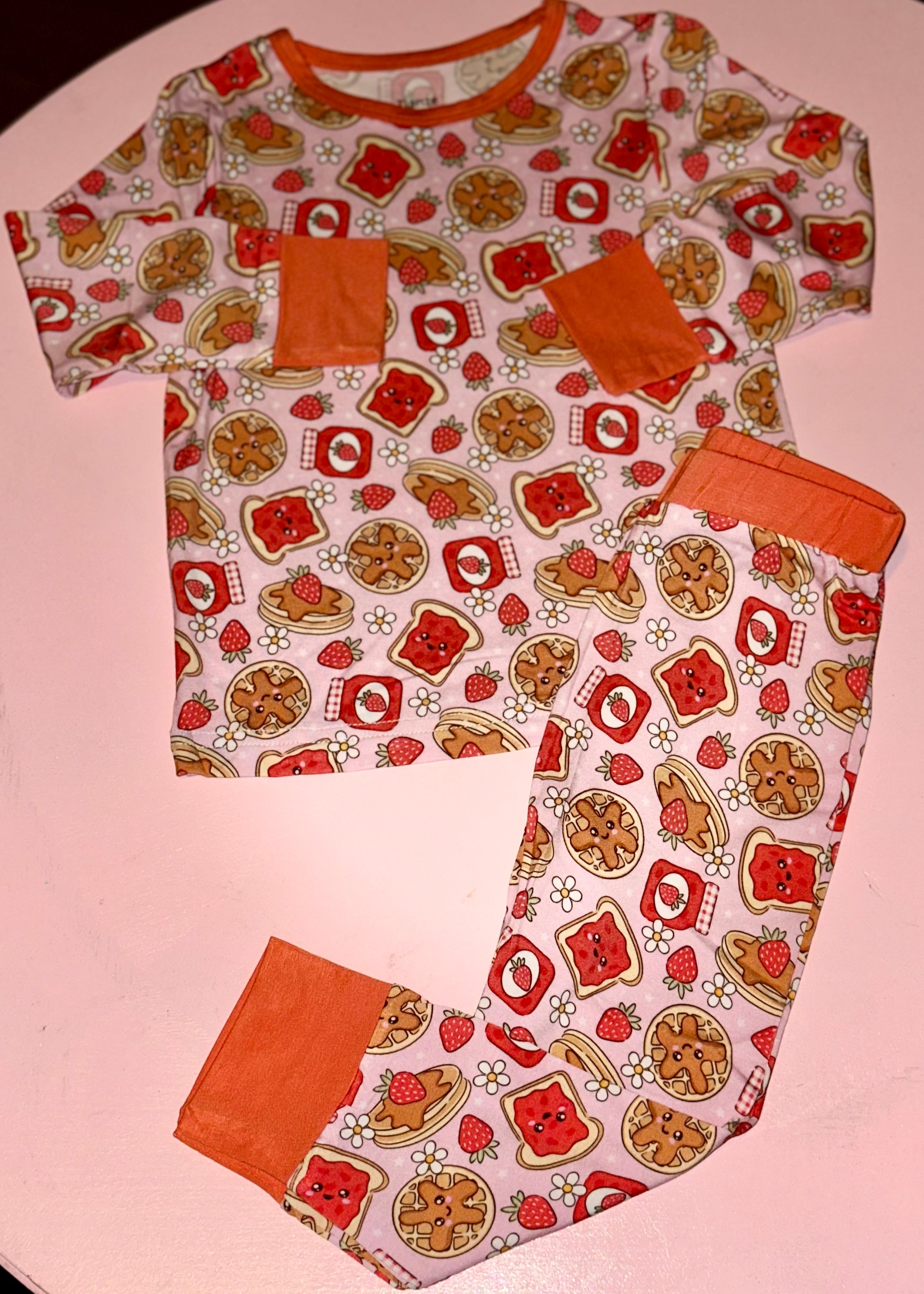 Waffles & Jam 2Pc Bamboo Set