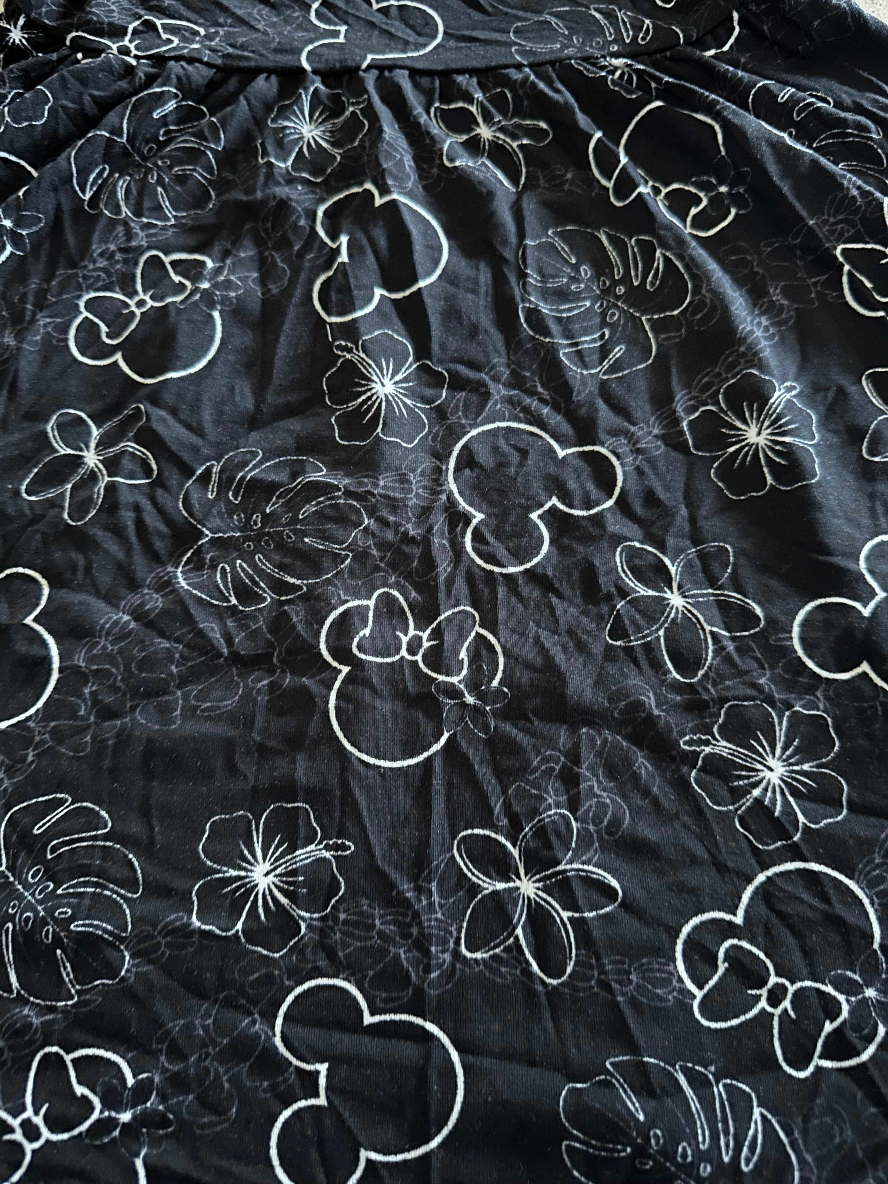 Midnight Minnie Blooms Twirl Dress