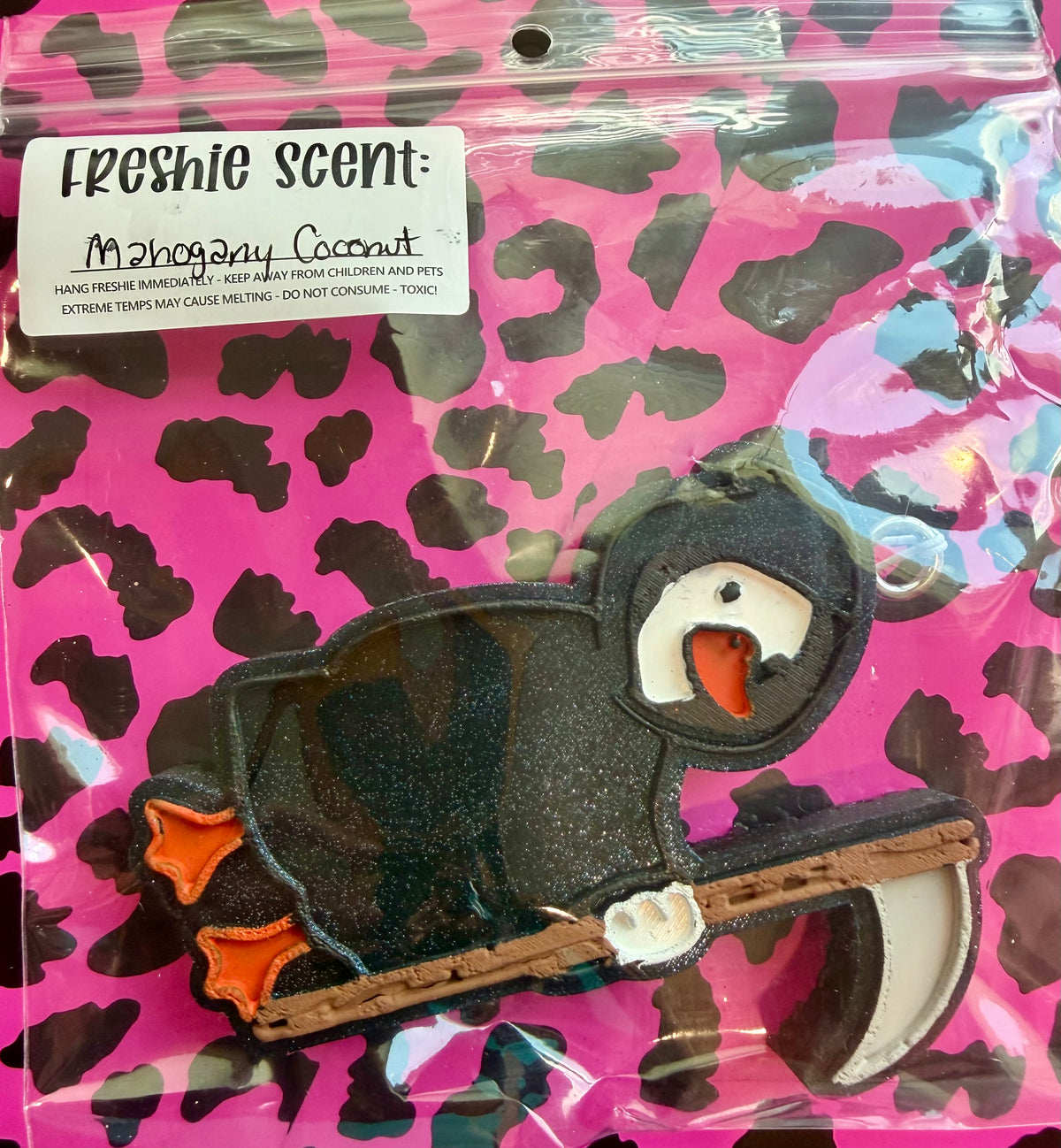 Mahogany Coconut Car Freshie